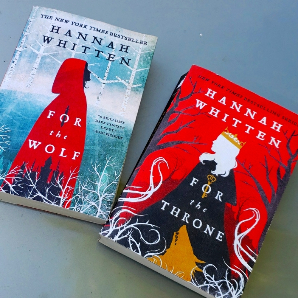 For the Throne + For the Wolf by Hannah Whitten set 2 Books 2021 2022 Witten